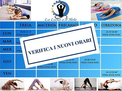 orari corsi di yoga